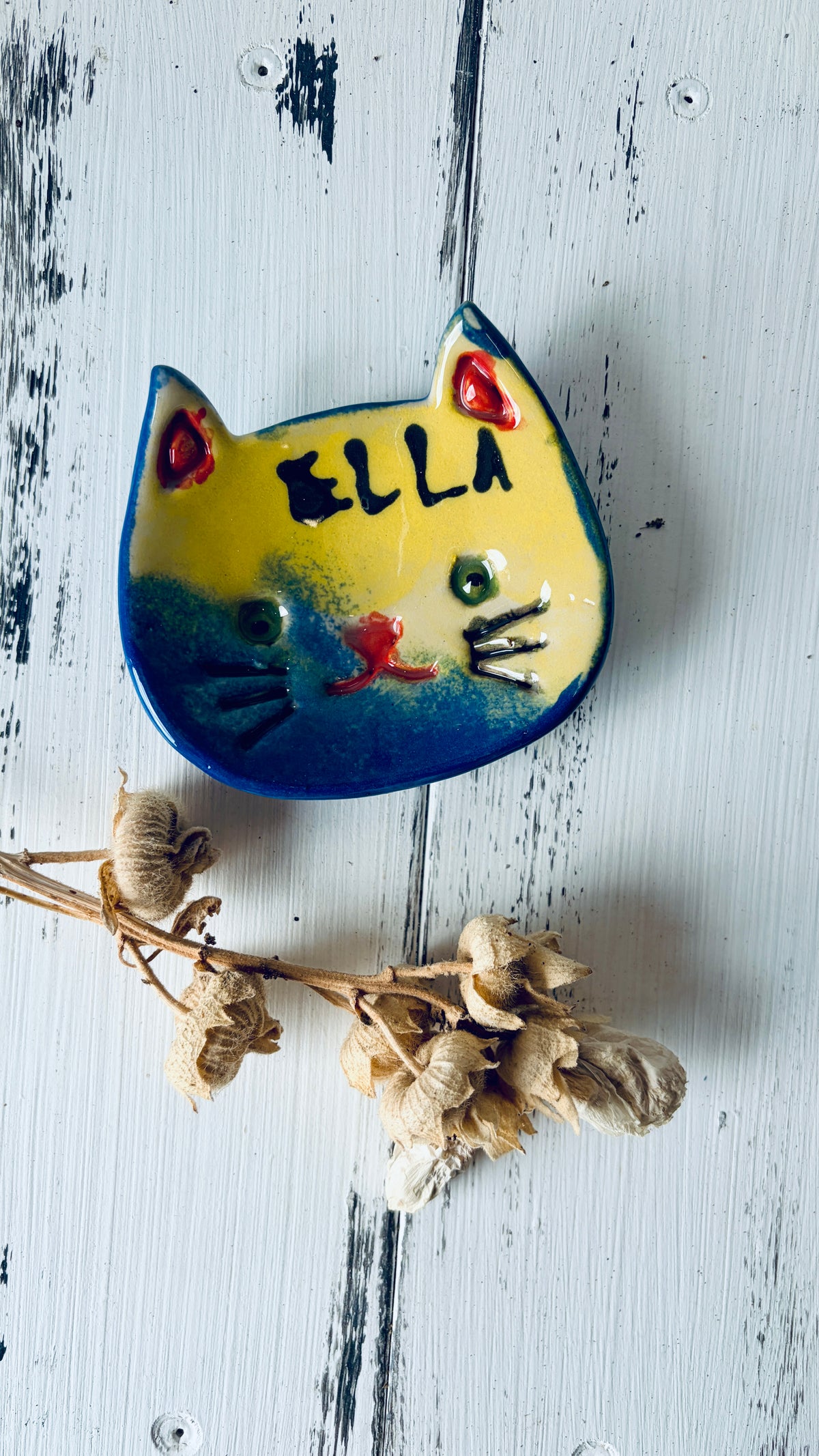 Schmuckschälchen Katze – Rohling zum Bemalen