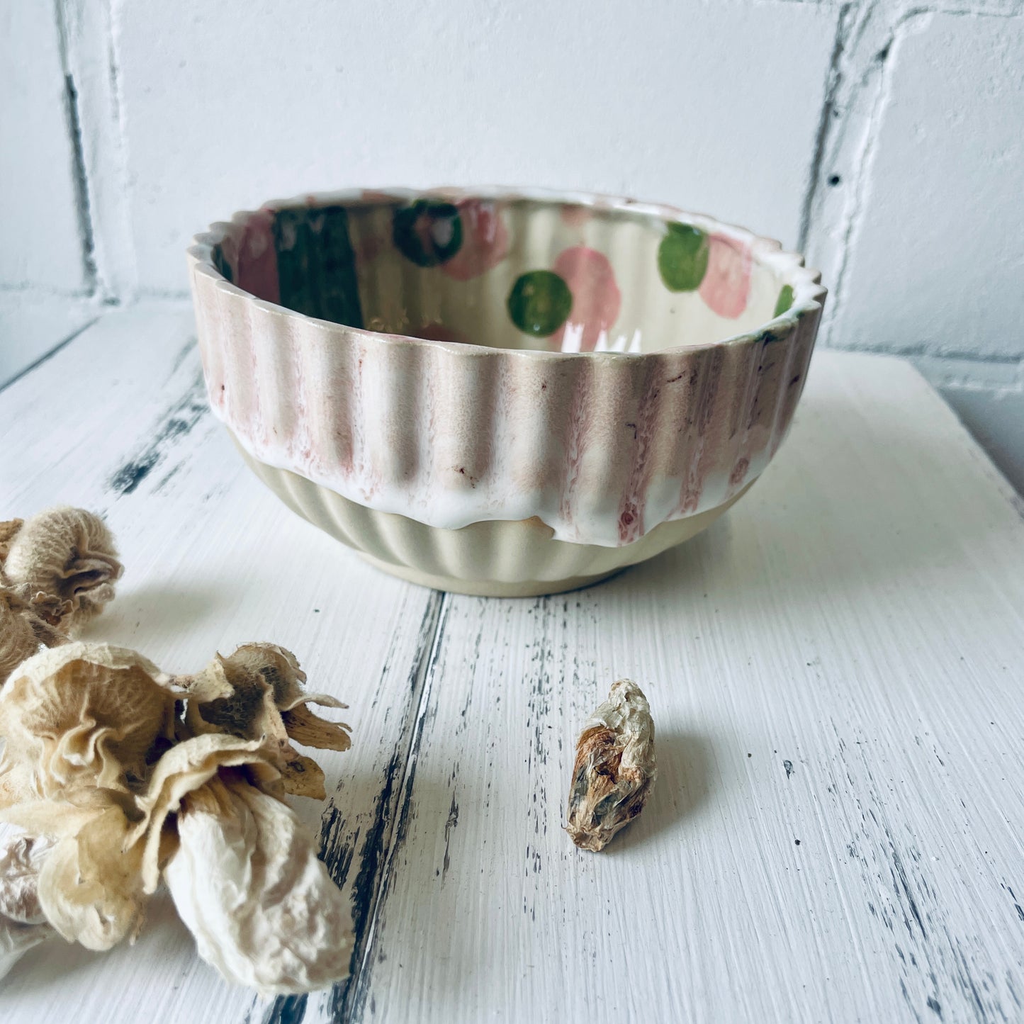 Weiße Bowl-Rohling zum Keramikmalen – ca. 300 ml