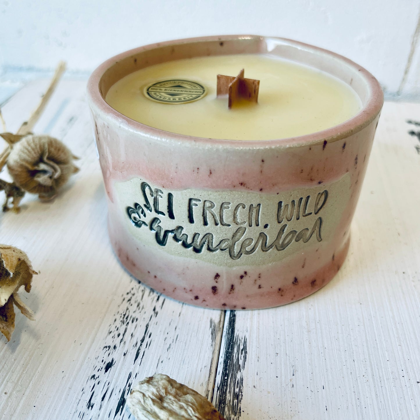Kerzenbecher „Sei frech, wild & wunderbar