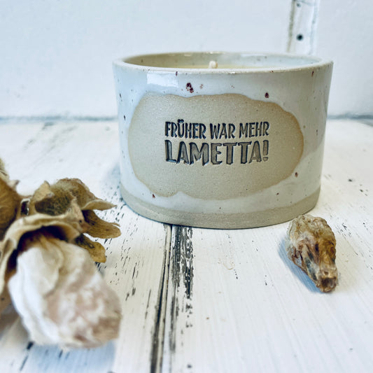 Weihnachtskerze – Handgemachte Kerzenkeramik mit Baumwolldocht, Bienenwachskerze