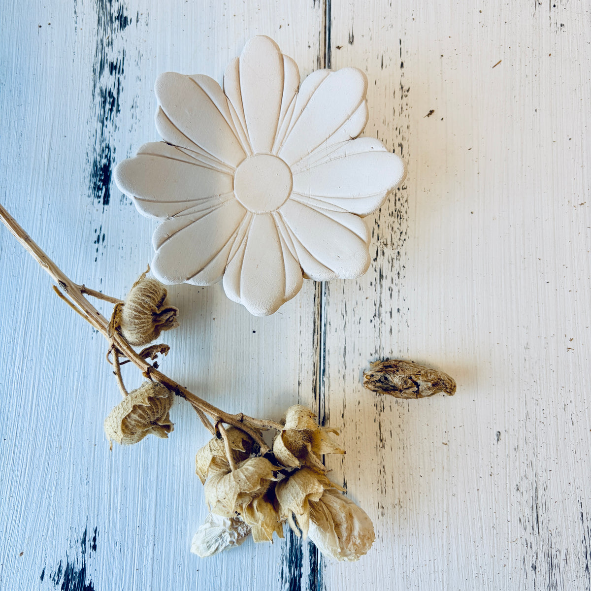 Gartenstecker Blume, Rohling zum Bemalen