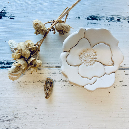 Gartenstecker Blume, Rohling zum Bemalen