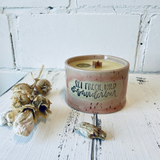 Kerzenbecher „Sei frech, wild & wunderbar