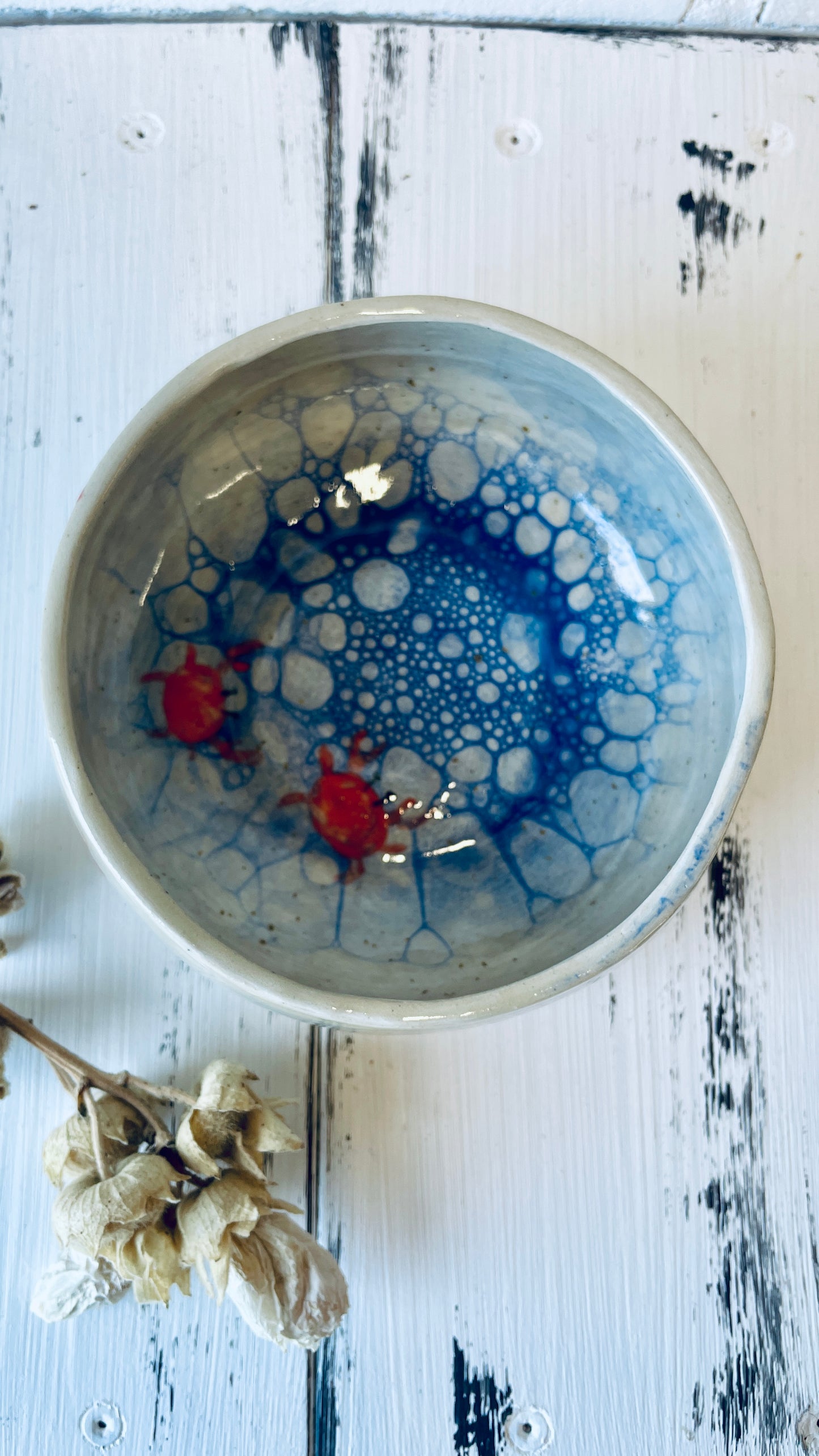 Dip-Schale / Bowl – Keramikrohling (weißer Ton)