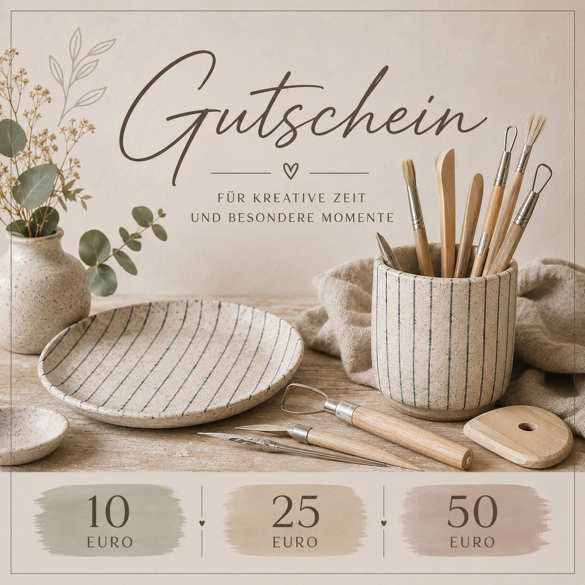 Keramik SusE. Gutschein