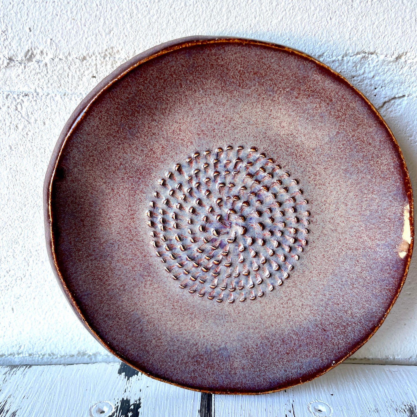 mittlere Keramikreibe – handgemachter Küchenhelfer, Steinzeug