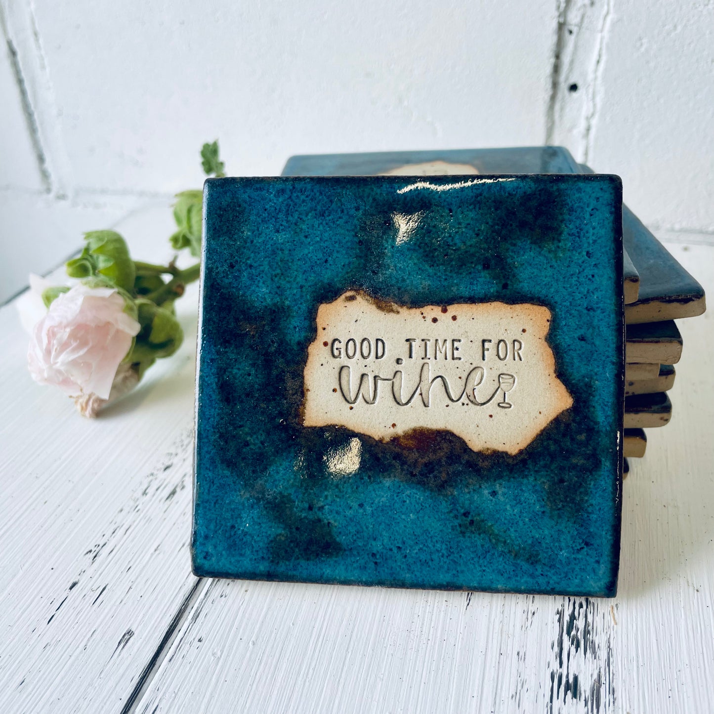 Handgemachte Keramik-Untersetzer mit witzigen Sprüchen – perfekt für Lillet, Aperol, Gin, Bier & Wein, Mädels-Abend