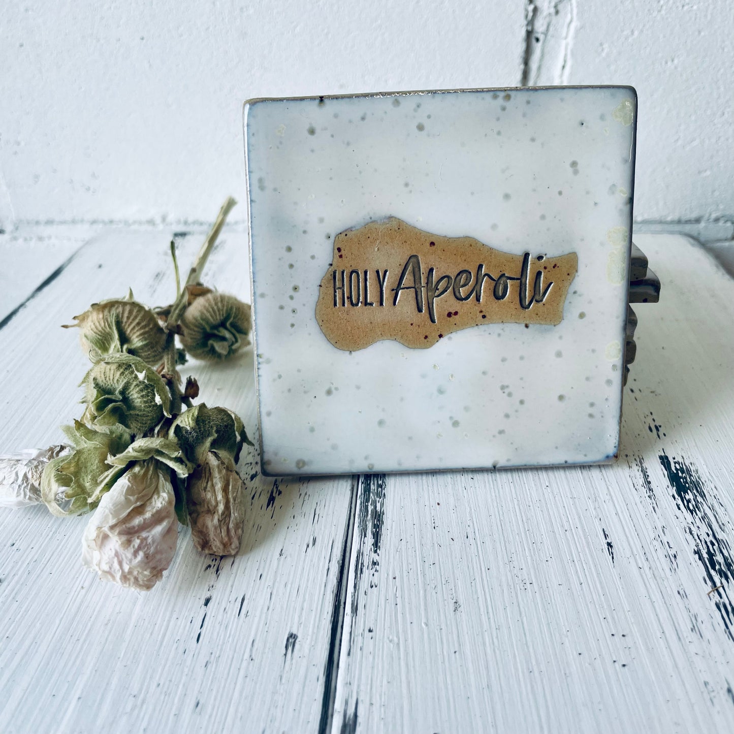 Handgemachte Keramik-Untersetzer mit witzigen Sprüchen – perfekt für Lillet, Aperol, Gin, Bier & Wein, Mädels-Abend