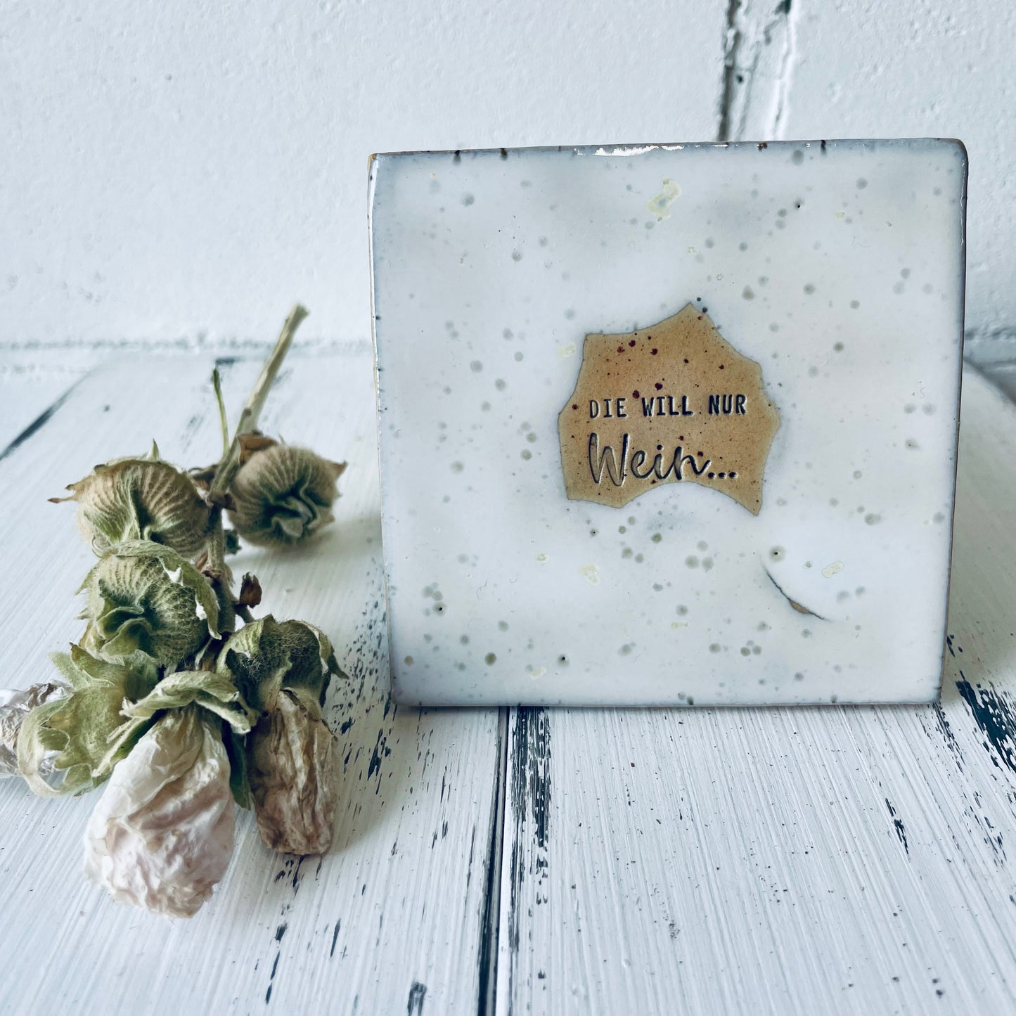 Handgemachte Keramik-Untersetzer mit witzigen Sprüchen – perfekt für Lillet, Aperol, Gin, Bier & Wein, Mädels-Abend