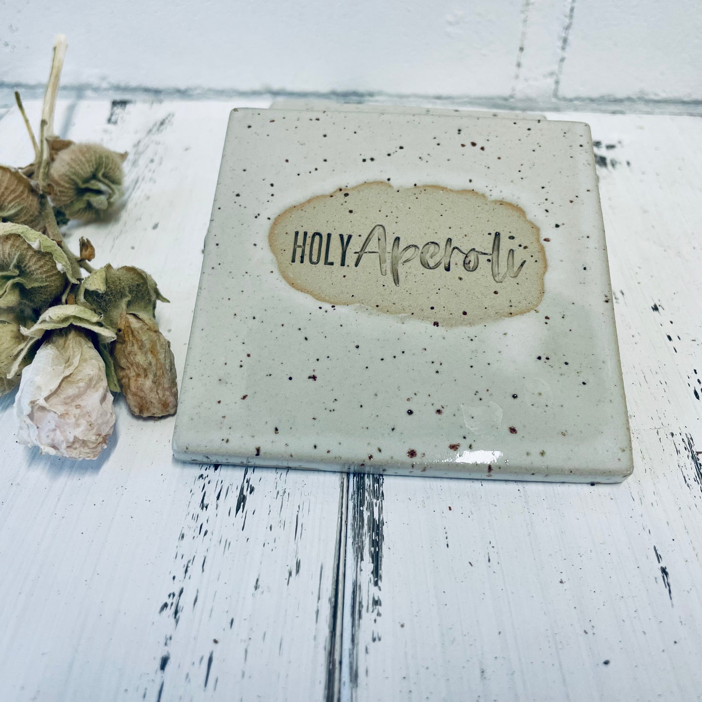 Handgemachte Keramik-Untersetzer mit witzigen Sprüchen – perfekt für Lillet, Aperol, Gin, Bier & Wein, Mädels-Abend