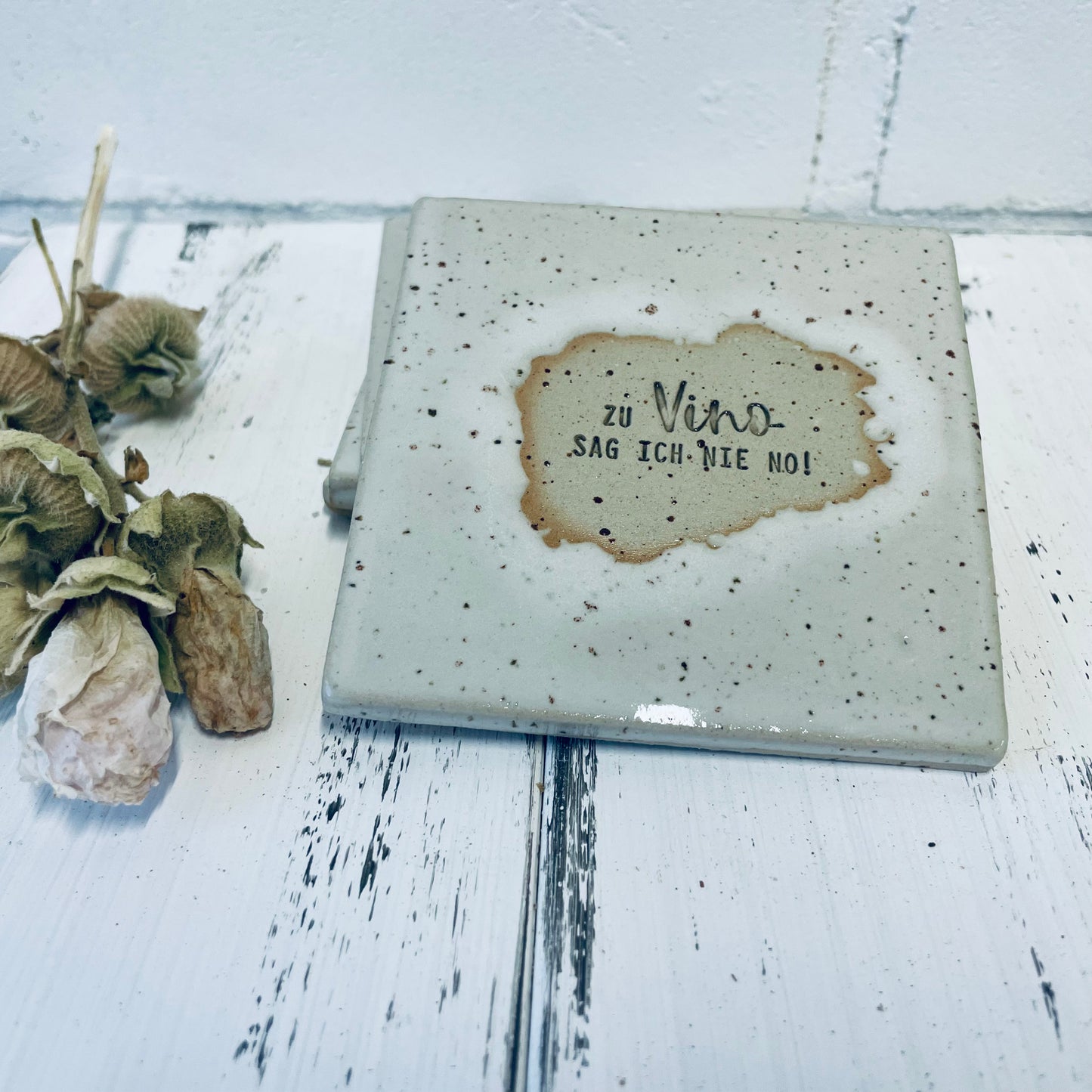 Handgemachte Keramik-Untersetzer mit witzigen Sprüchen – perfekt für Lillet, Aperol, Gin, Bier & Wein, Mädels-Abend