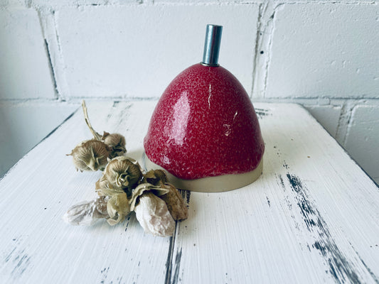 Gartenfackel aus Keramik – handgemacht & mit Bienenwachs gefüllt