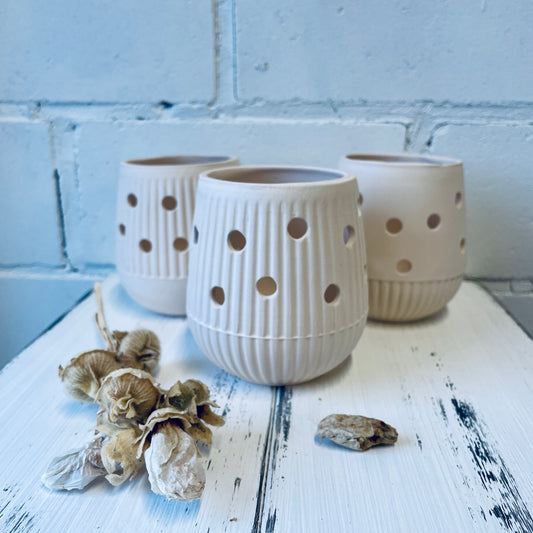 Windlicht-Rohling zum Bemalen